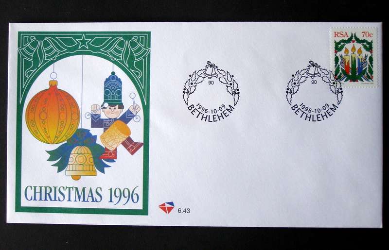 SOUTH AFRICA Cover - Christmas 1996