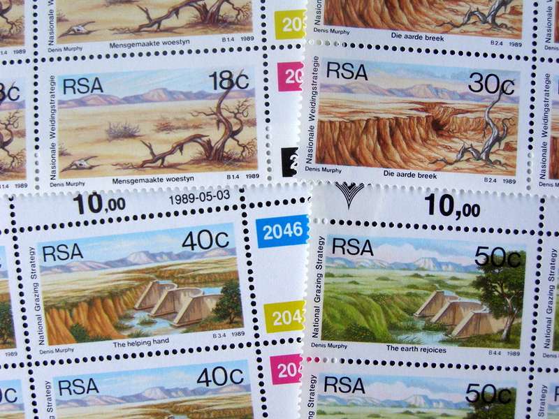 SOUTH AFRICA Mint Control Block Set - National Grazing Strategy 1989