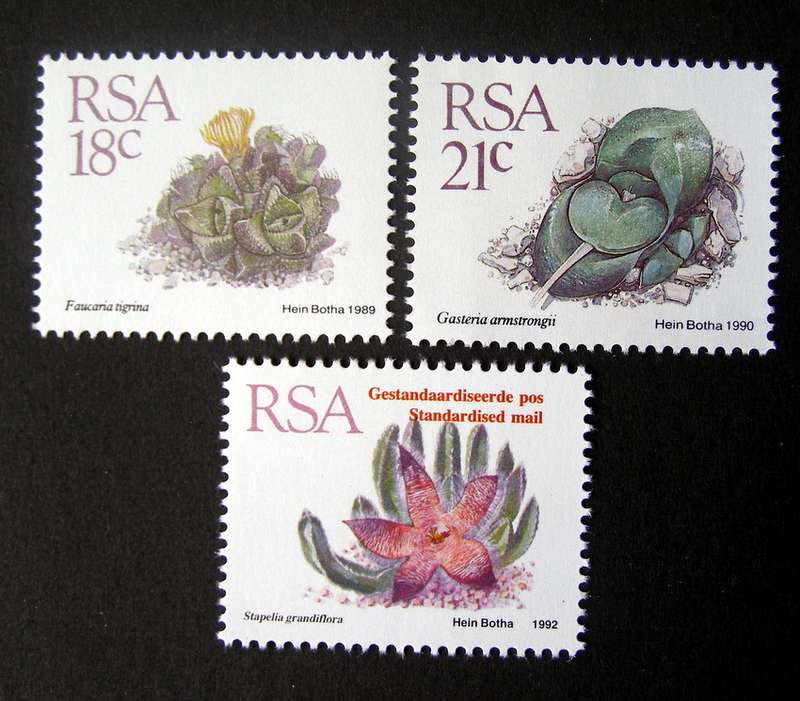 SOUTH AFRICA Mint - Additional Values to the Succulents Definitive 1989-93