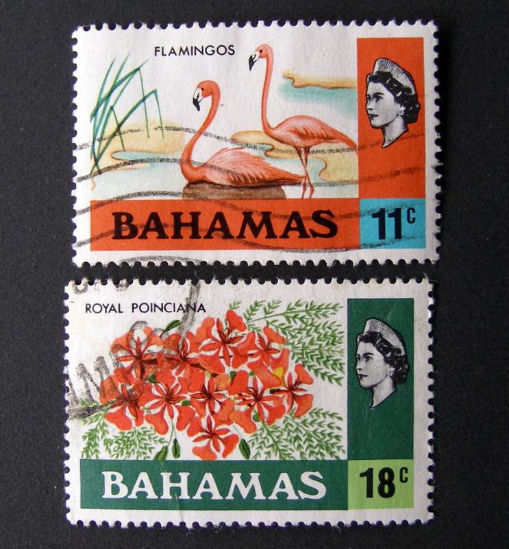 BAHAMAS - Definitive 1971 //Birds//Flowers