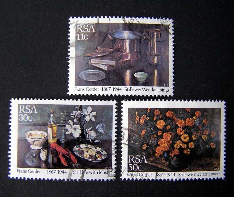 SOUTH AFRICA - Frans Oerder Paintings 1985