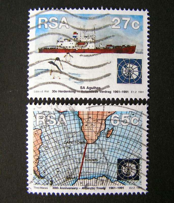 SOUTH AFRICA Set - 30th Anniv. of Antarctic Treaty 1991