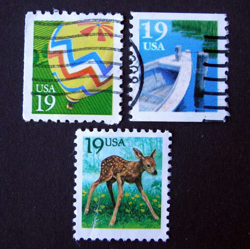 U.S.A. - Assorted Stamps 1991