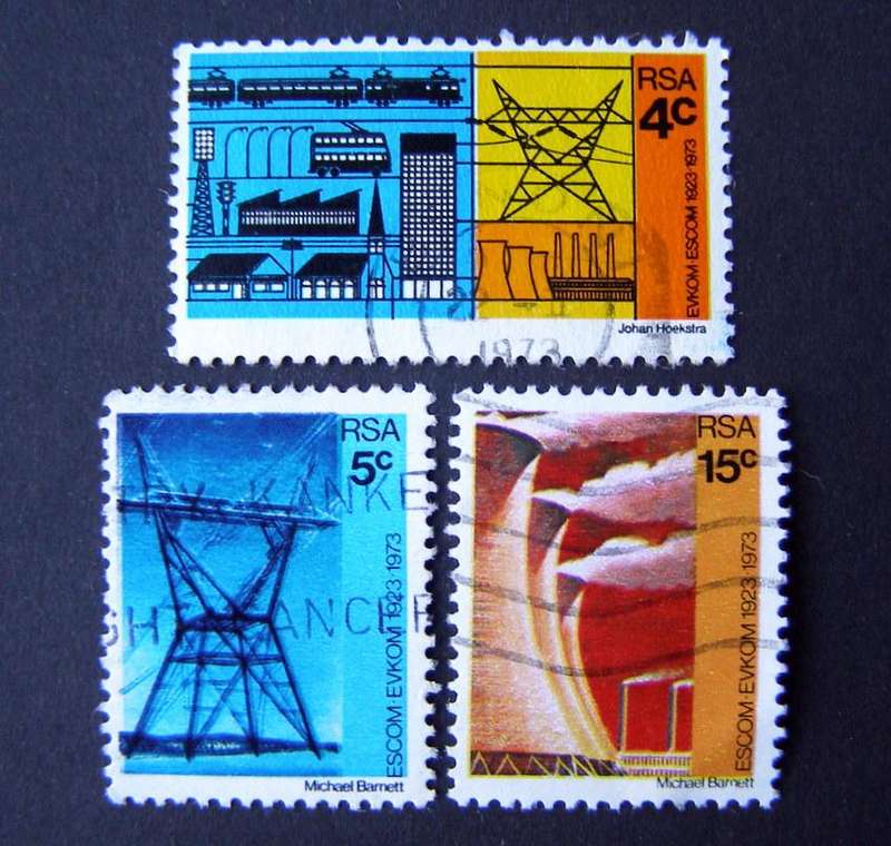 SOUTH AFRICA Set - Eskom 1973