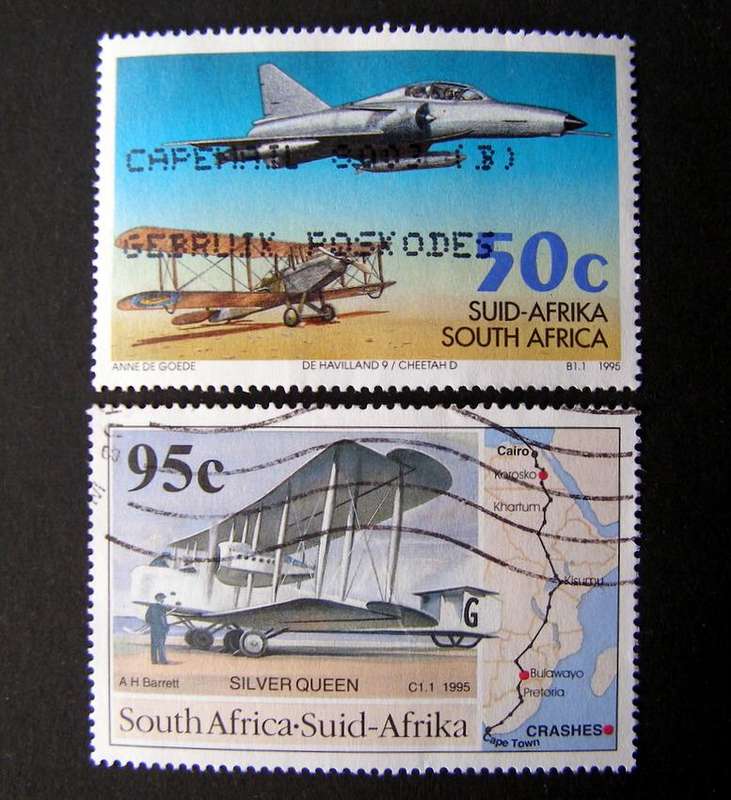 SOUTH AFRICA Set - Aviation Anniversaries 1995 //Aircraft//Transport