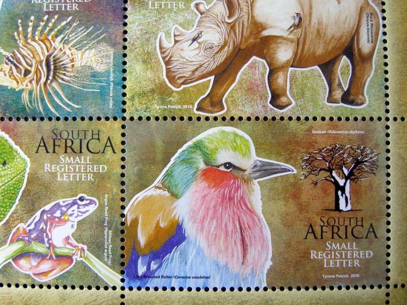 SOUTH AFRICA Mint Set - International Year of Biodiversity 2010 //Birds//Animals
