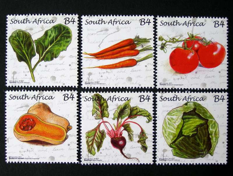 SOUTH AFRICA Mint Set - Green Earth, Healthy Garden 2011
