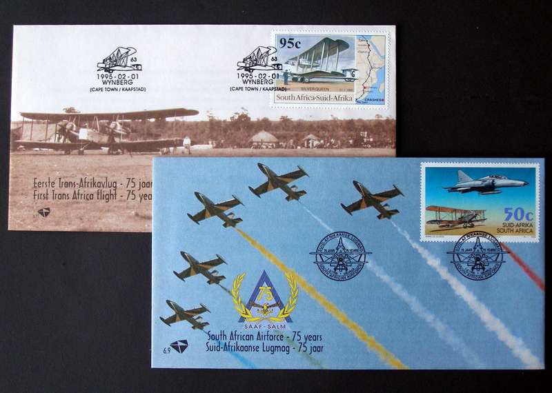 SOUTH AFRICA Cover Set - Flight Anniversaries 1995 //Aircraft