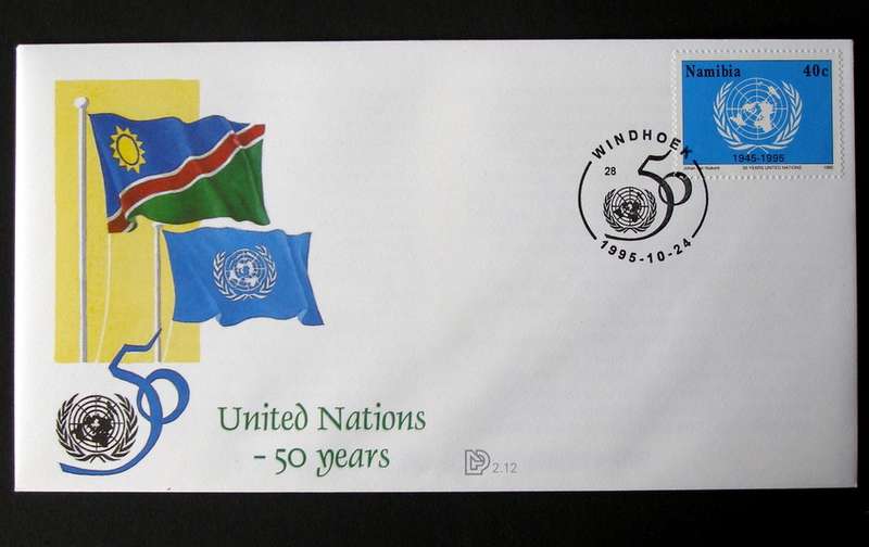 NAMIBIA Cover - 50 Years United Nations 1995