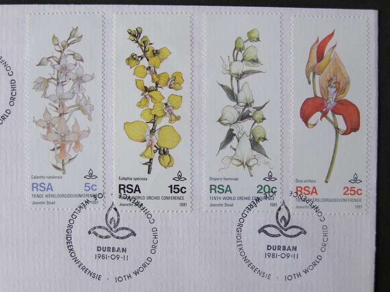 SOUTH AFRICA Cover - Orchids 1981 //Flowers