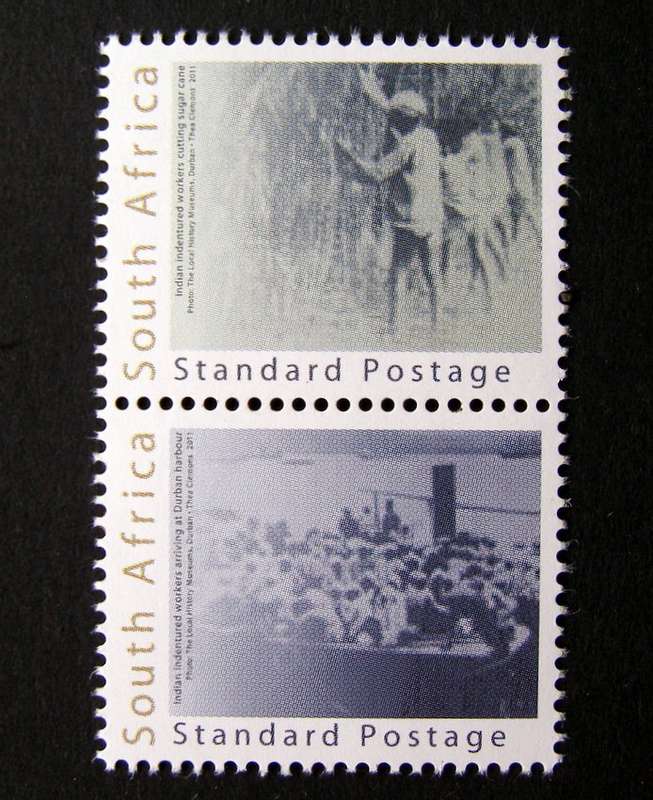 SOUTH AFRICA Mint Set (from sheet) - 150th Anniv. of Indian Workers in SA 2011