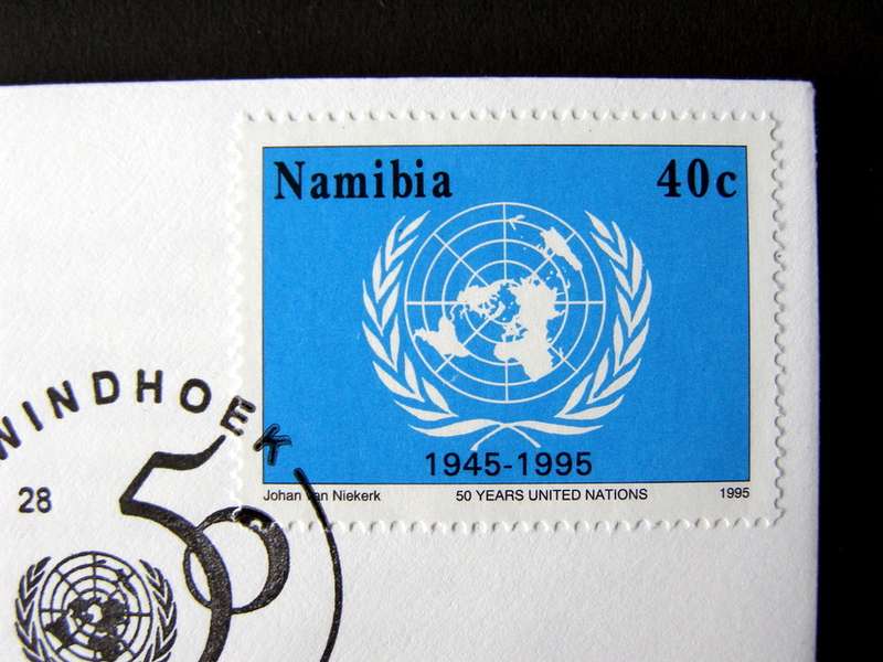 NAMIBIA Cover - 50 Years United Nations 1995