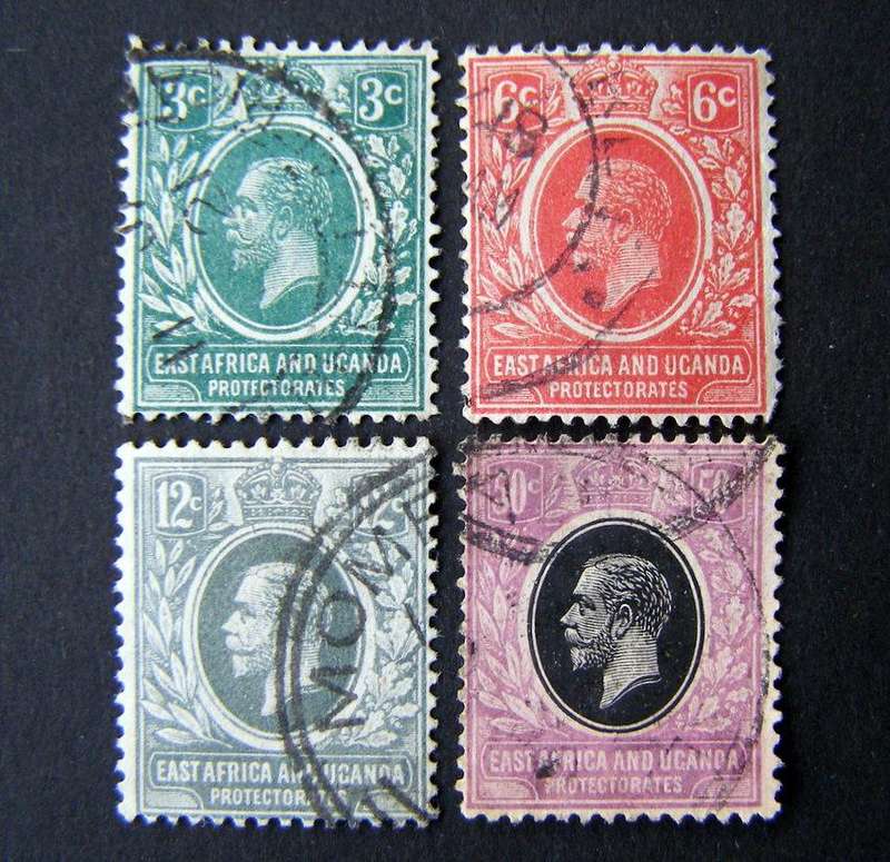 EAST AFRICA AND UGANDA - KGV Definitive 1912