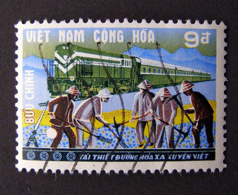 SOUTH VIETNAM - Reopening of Trans-Vietnam Railway 1968 //Trains