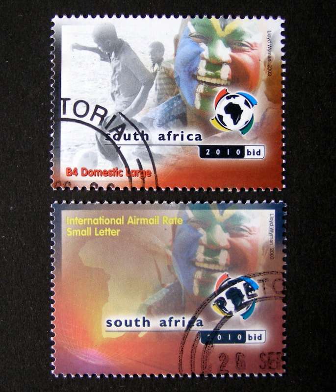 SOUTH AFRICA Set (CTO) - World Cup Soccer Bid 2003