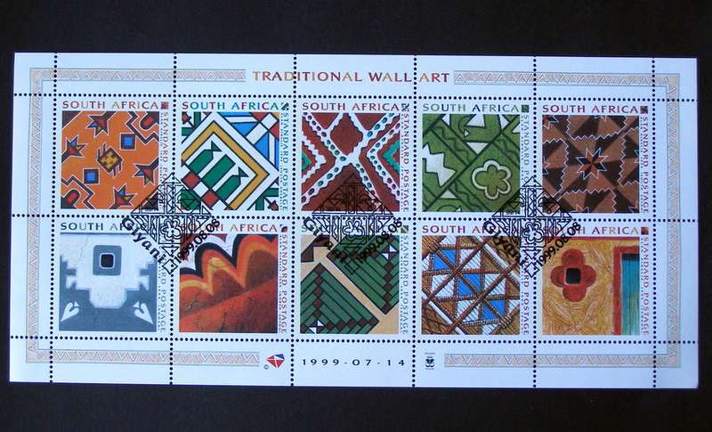 SOUTH AFRICA Set (CTO) - Traditional Wall Art 1999