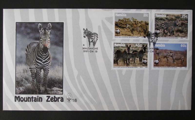 NAMIBIA Cover - Mountain Zebra 1991 //Animals