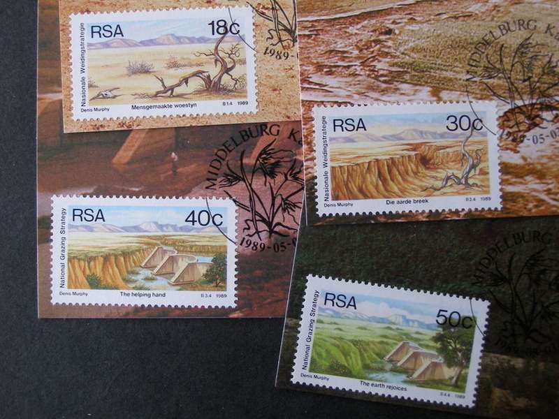SOUTH AFRICA Maxi Card Set - National Grazing Strategy 1989