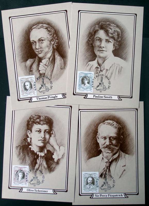 SOUTH AFRICA Maxi Card Set - Authors 1984