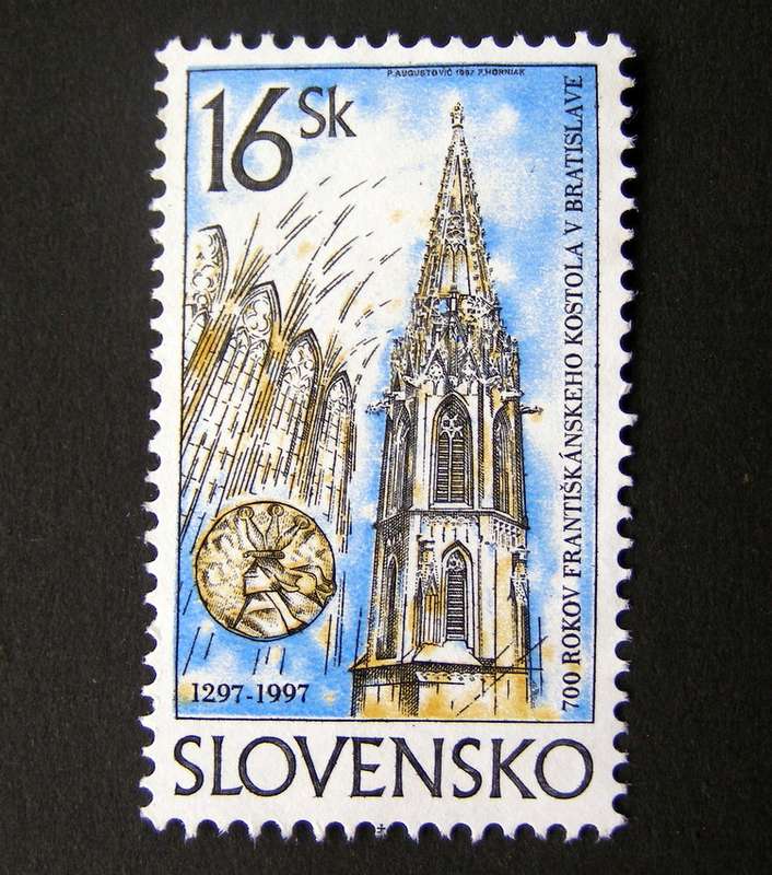 SLOVAKIA - 700th Anniv. of Franciscan Church 1997