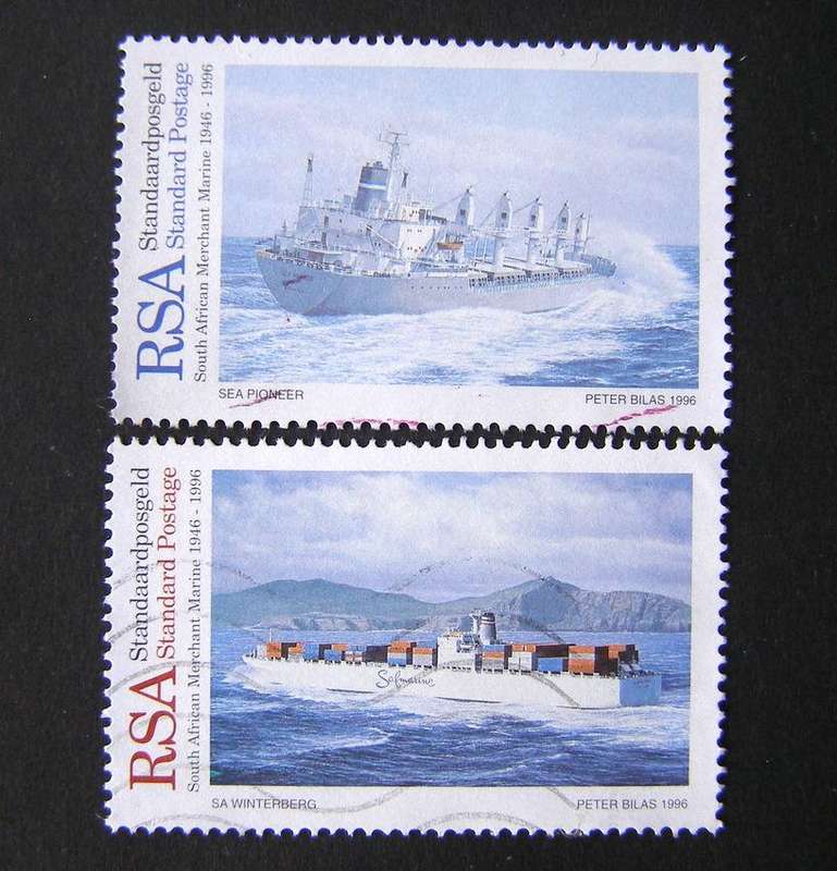 SOUTH AFRICA - 50th Anniv. of S.A. Merchant Marine 1996 //Ships//Transport