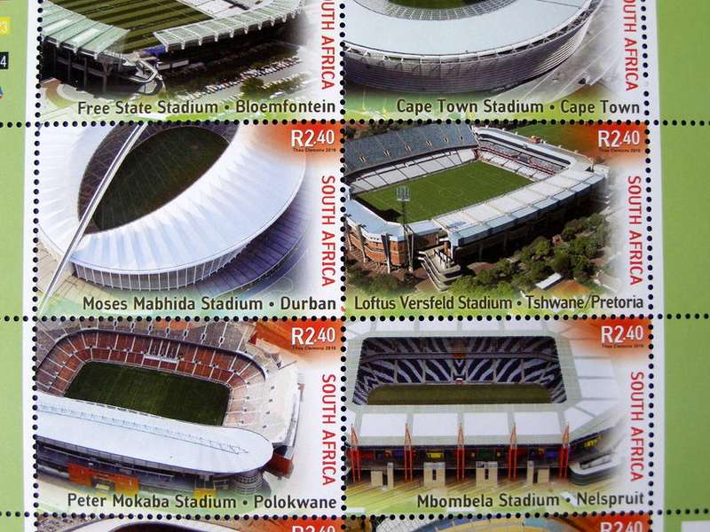 SOUTH AFRICA Mint Set - Sports Stadiums 2010
