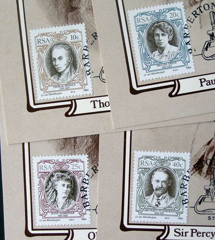SOUTH AFRICA Maxi Card Set - Authors 1984