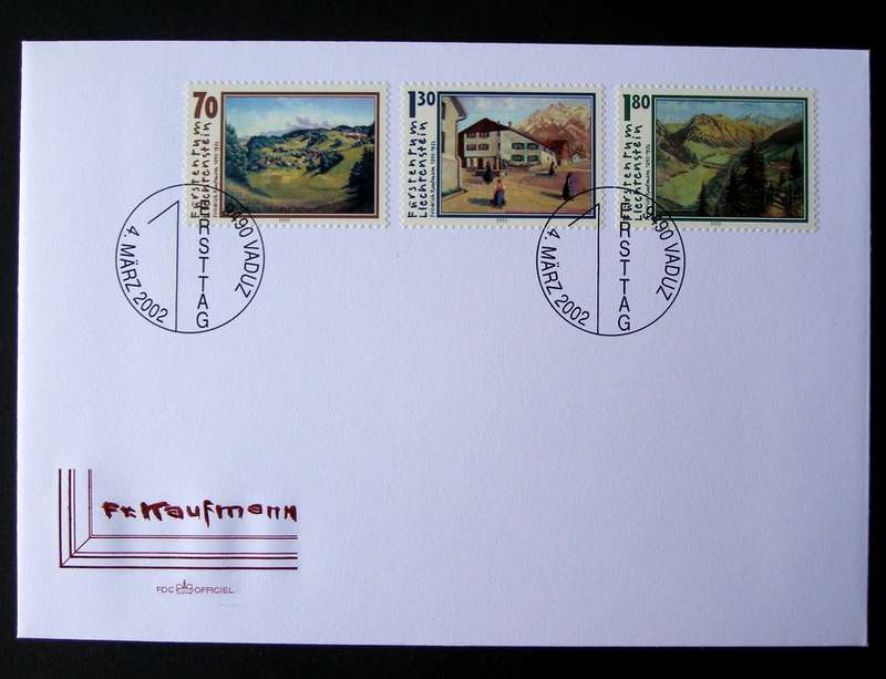LIECHTENSTEIN Cover - 30th Death Anniv. of Friedrich Kaufmann 2002