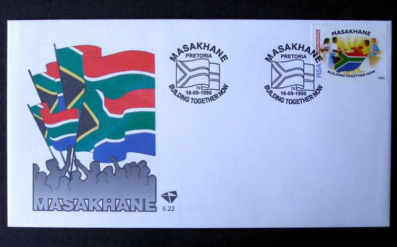 SOUTH AFRICA Cover - Masakhane Building Together 1995