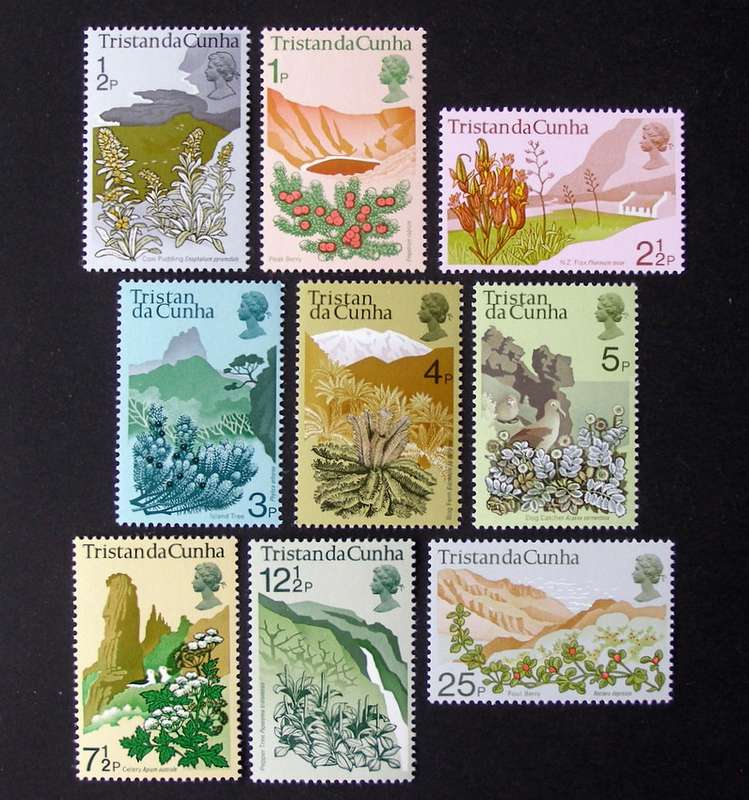 TRISTAN DA CUNHA Mint - Flowering Plants 1972