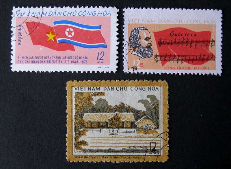 NORTH VIETNAM - Assorted Stamps 1971-73