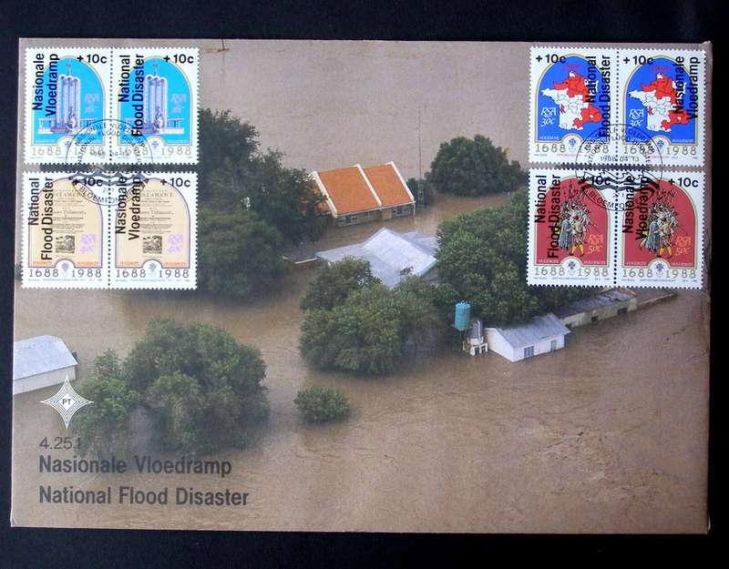 SOUTH AFRICA Cover - Natal Flood Disaster 1988