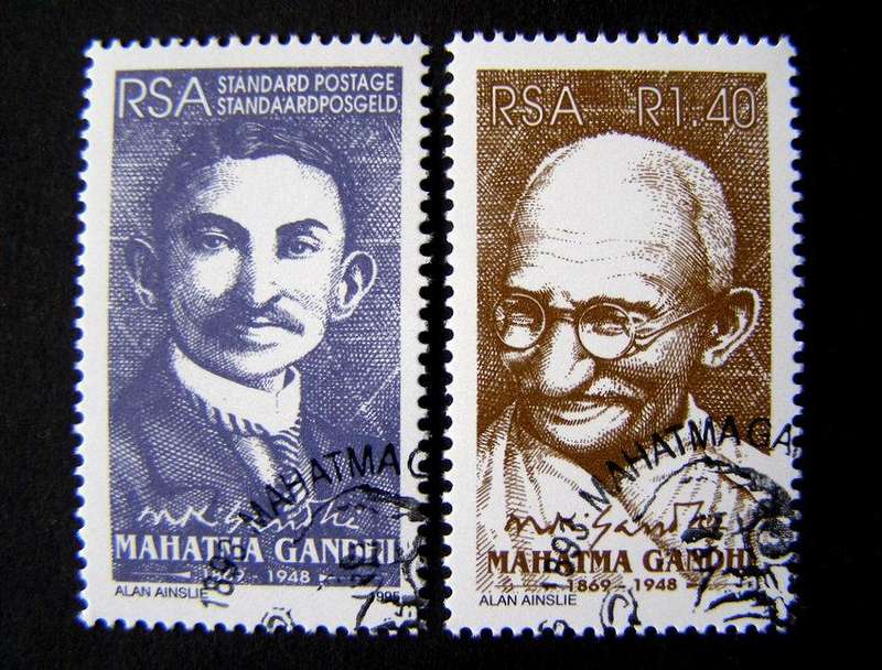 SOUTH AFRICA Set (CTO) - Mahatma Gandhi 1995