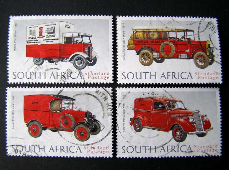 SOUTH AFRICA Set - Postal Vans 1999 //Cars//Transport