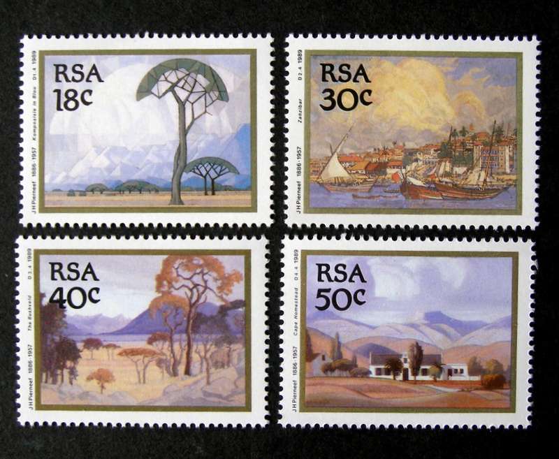 SOUTH AFRICA Mint Set - Pierneef Paintings 1989