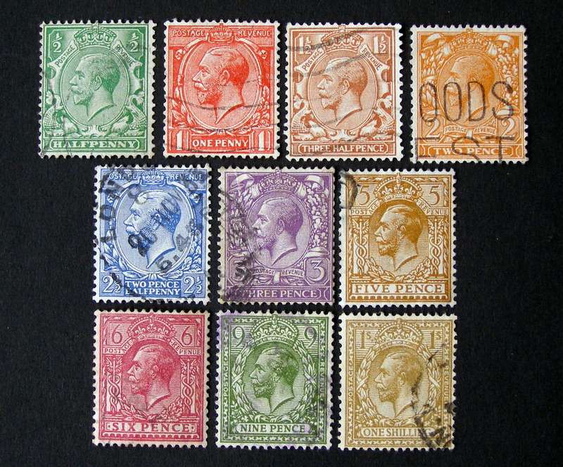 GREAT BRITAIN - King George V Definitive (Wmk Block Cypher) 1924-26