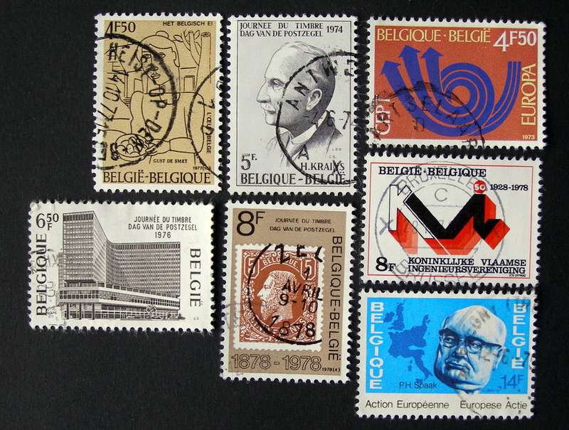 BELGIUM - Assorted Stamps 1970s