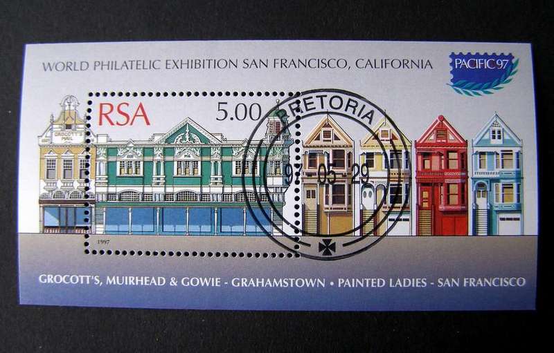 SOUTH AFRICA Miniature Sheet (CTO) - World Philatelic Exhibition San Francisco 1997