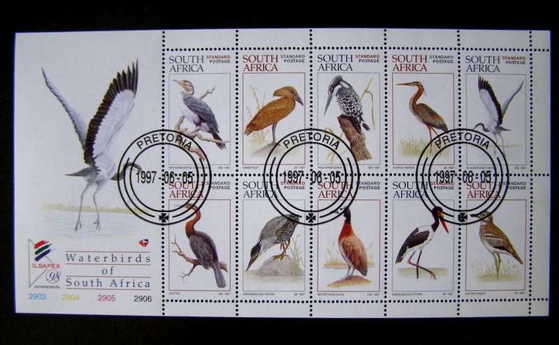 SOUTH AFRICA Set (CTO) - Waterbirds 1997