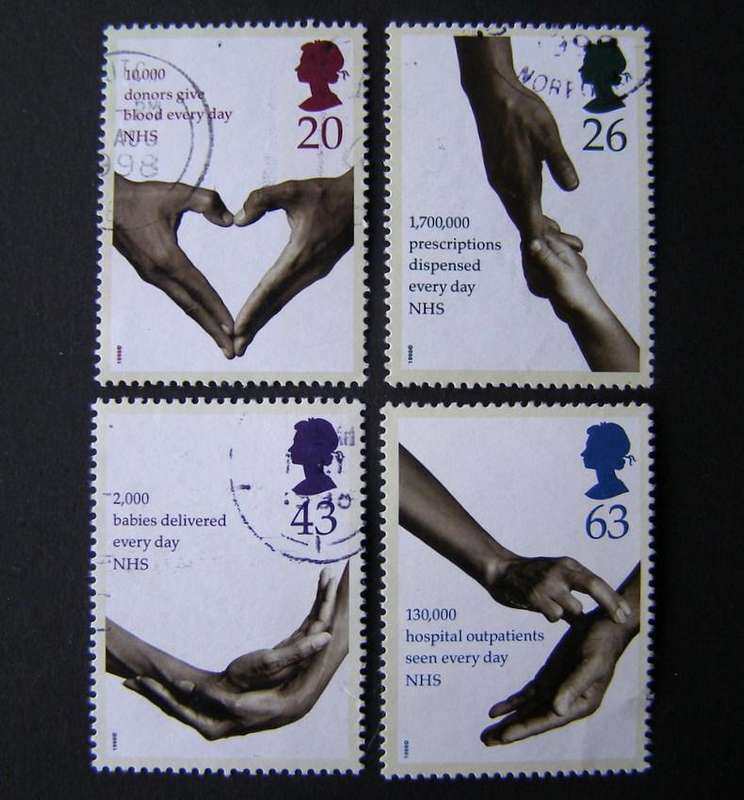 GREAT BRITAIN Set - 50th Anniv. of National Health Service 1998