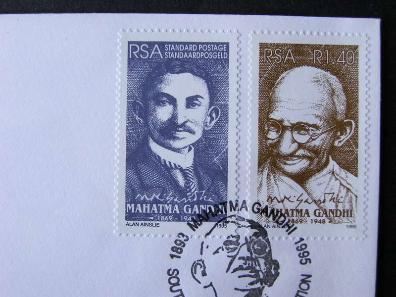 SOUTH AFRICA Cover - Mahatma Gandhi Commemoration 1995