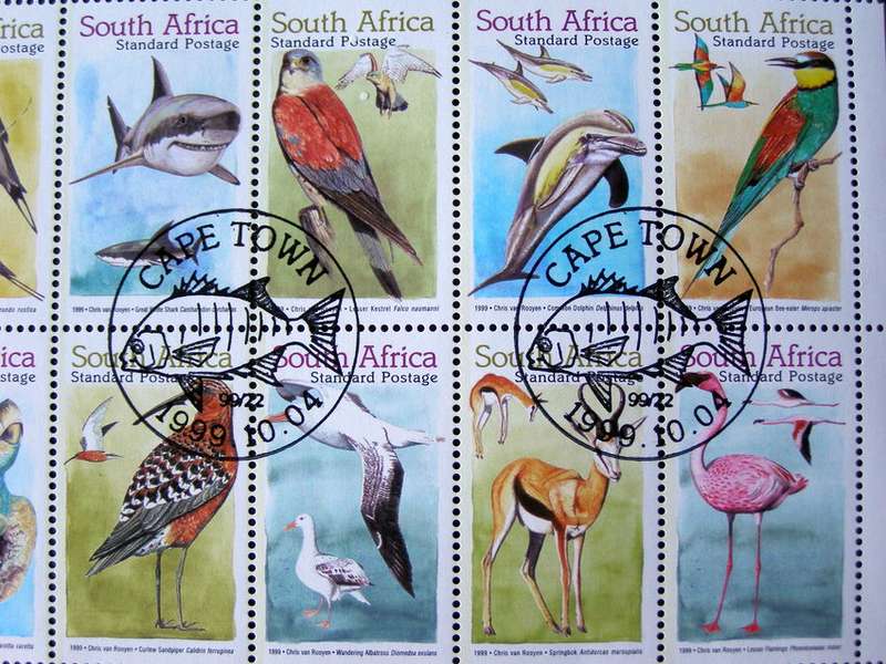 SOUTH AFRICA Set (CTO) - Migratory Species 1999 //Birds//Animals