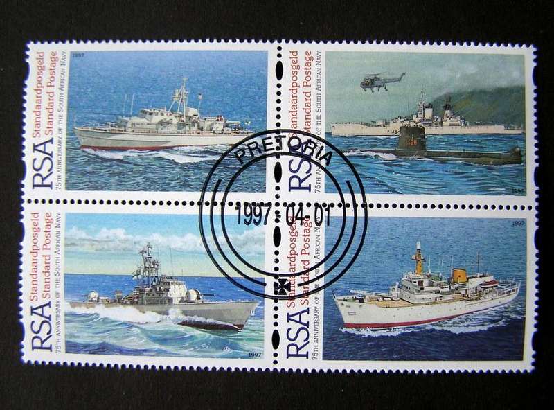 SOUTH AFRICA Set (CTO) - 75th Anniv. of the SA Navy 1997