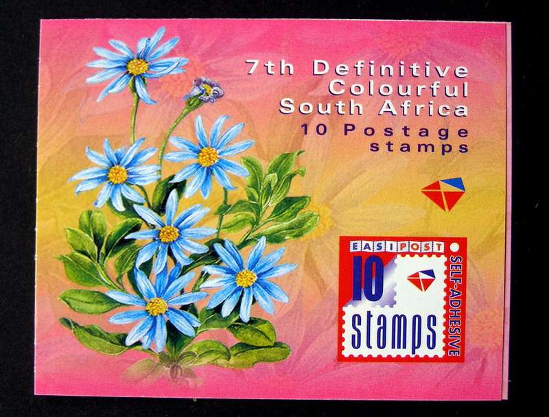 SOUTH AFRICA Mint Booklet (Self-Adhesive) - Seventh Definitive Flowers (25th April) 2001