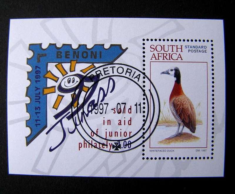 SOUTH AFRICA Miniature Sheet (CTO) - Junass 1997 //Birds