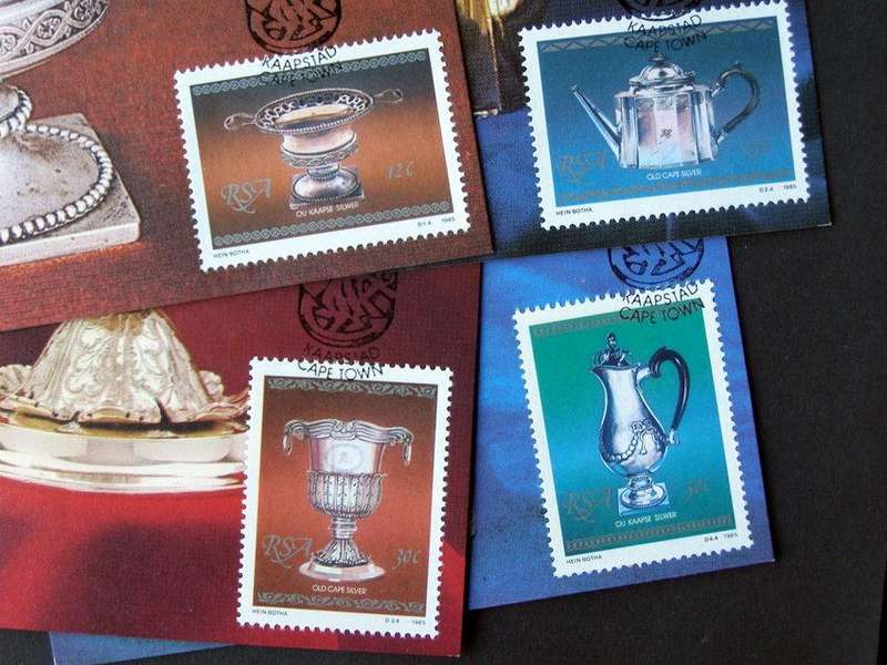 SOUTH AFRICA Maxi Card Set - Cape Silver 1985