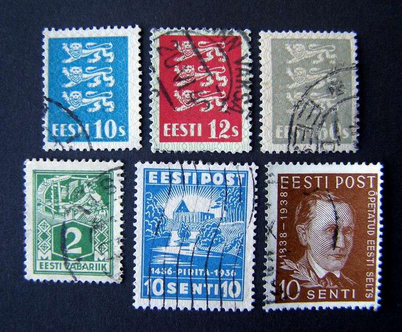 ESTONIA - Assorted Stamps 1920s/30s