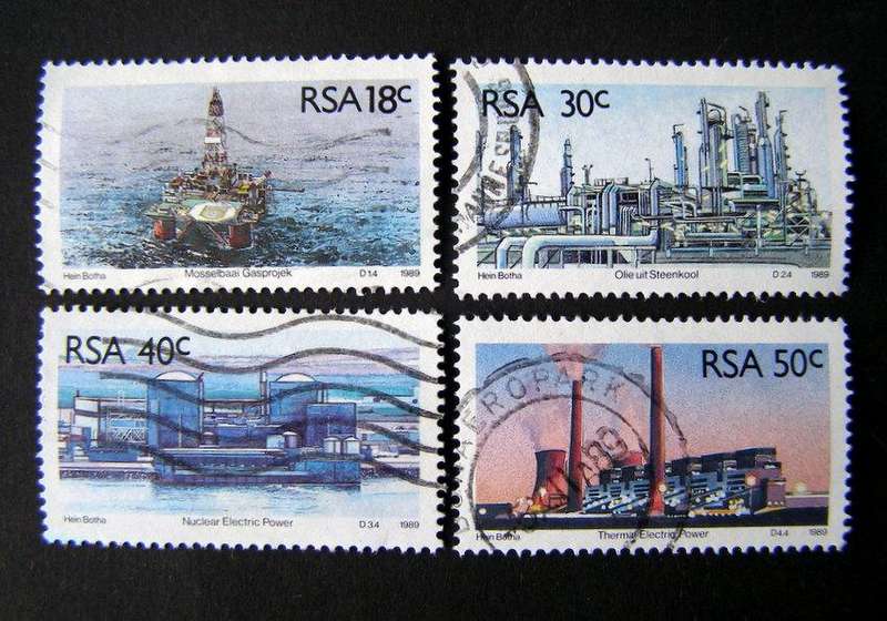SOUTH AFRICA Set - Energy Sources 1989