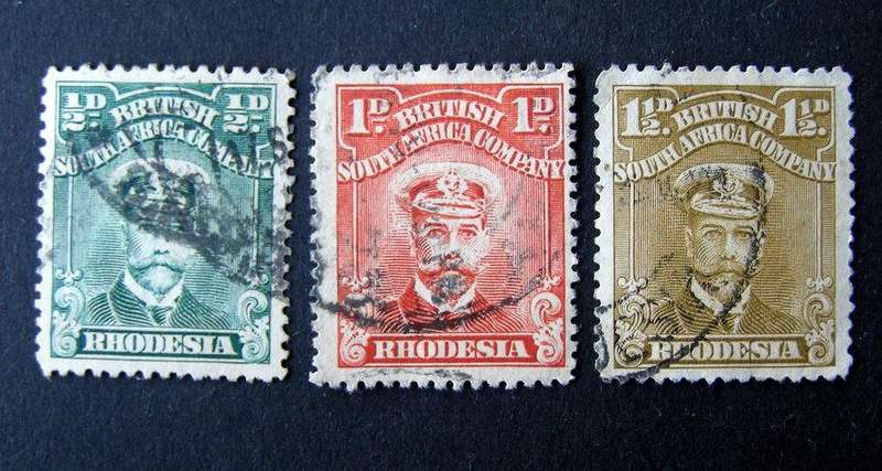 RHODESIA: BRITISH SOUTH AFRICA COMPANY - Admirals 1913