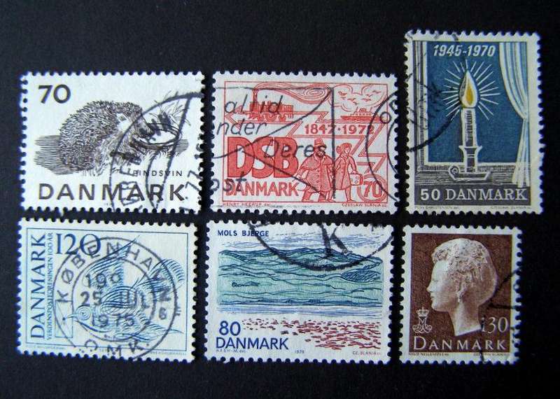 DENMARK - Assorted Stamps 1970s